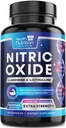 Ekstra Kuvvet Nitrik Membran ATM 3000 mg - 3X L-Araginine AKG & HCI + L-Citrulline Malate - En İyi Kas Nitrik Supplement - Doğal Enerji, Kalp Sağlığı Desteği Şişe ABD - 60 Capsules
