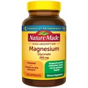 Nature Made Magnesium Glycinate 200 mg per Serving, Magnesium Supplement for Muscle, Heart, Nerve and Bone Support, 60 Magnesium Bisglycinate Caps, 30 Day Supply