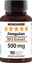 Jiaogulan Çeviri 500 mg - 90 Veg Capsules - Gynostemma Pentaphyllum - 90 Hizmet