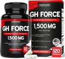 HGH συμπληρώματα για άνδρες & γυναίκες (120 Count) 1500mg υποστήριξη μυϊκή ανάπτυξη & υγιή επίπεδα της ανθρώπινης αυξητικής ορμόνης - Προώθηση υγιή μυών & αποκατάστασης για άνδρες μετά την προπόνηση συμπλήρωμα - ΗΠΑ Made