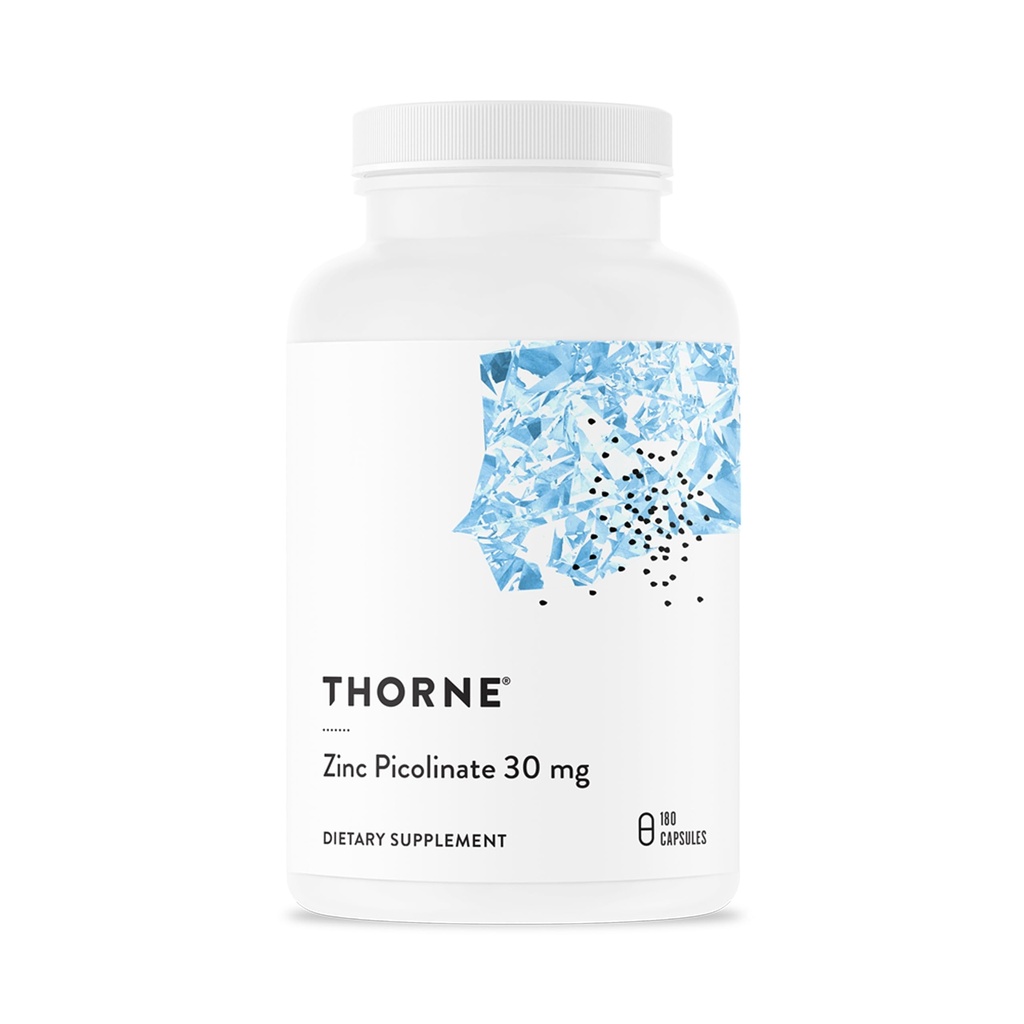 THORNE - çinko Picolinate 30 mg - Büyüme ve Immune Function için iyi-Absorbed Çinko Supplement* - 180 Capsules