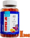 Khair Halal Kids Multivitamins - Χορτοφαγικές, Μη ΓΤΟ, Χωρίς Γλουτένη, Ζελατίνη Χωρίς - Ουσιώδεις Βιταμίνες για Παιδιά: Βιταμίνη A C E D B12 & Βιταμίνη B6-60 Gummies