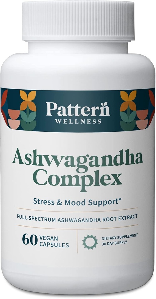 Desen Wellness Ashwagandha Complex for Men & Women - KSM-66 & Black Pepper Extract - Whole Body & Heart Health - Supports Stress & Mood - Non-GMO - 60 Vegan Capsules