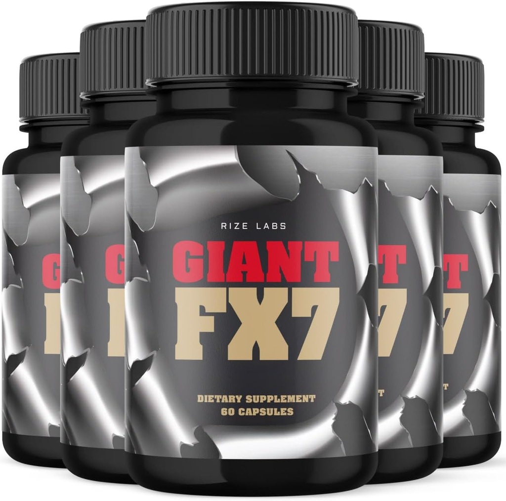 (5 Συσκευασία) GiantFX7 Κάψουλες για άνδρες, GiantFX7 συμπλήρωμα για τη βελτίωση της φυσικής αντοχής, GiantFX7 Χάπια μέγιστης αντοχής για την προώθηση του υγιούς σώματος, GiantFX7 Pastillas αναθεώρηση (300 κάψουλες)