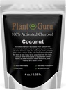 Ενεργοποιημένη σκόνη άνθρακα 4 oz. Coconut - βαθμού τροφίμων Kosher μη-GMO - λεύκανση δοντιών, μάσκα προσώπου και σαπούνι παρασκευής. Προάγει τη Φυσική Αποτοξίνωση και Βοηθά στην Πέψη