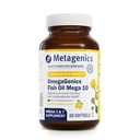 Metagenics OmegaGenics Mega 10 Omega Supplement- with Omega-7, 330 mg EPA & 170 mg DHA for Heart Health*- Sustainable Sourced & No Fishy Aftertaste - Non-GMO & Gluten-Free - 60 Softgels