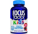 Focus Factor Kids Extra Strength Daily Chewable for Brain Health Support, 120 Count – Βιταμίνες - Quality Formula – Γλουτένη & χωρίς γαλακτοκομικά συμπληρώματα για παιδιά – Δεν υπάρχουν τεχνητά γλυκαντικά