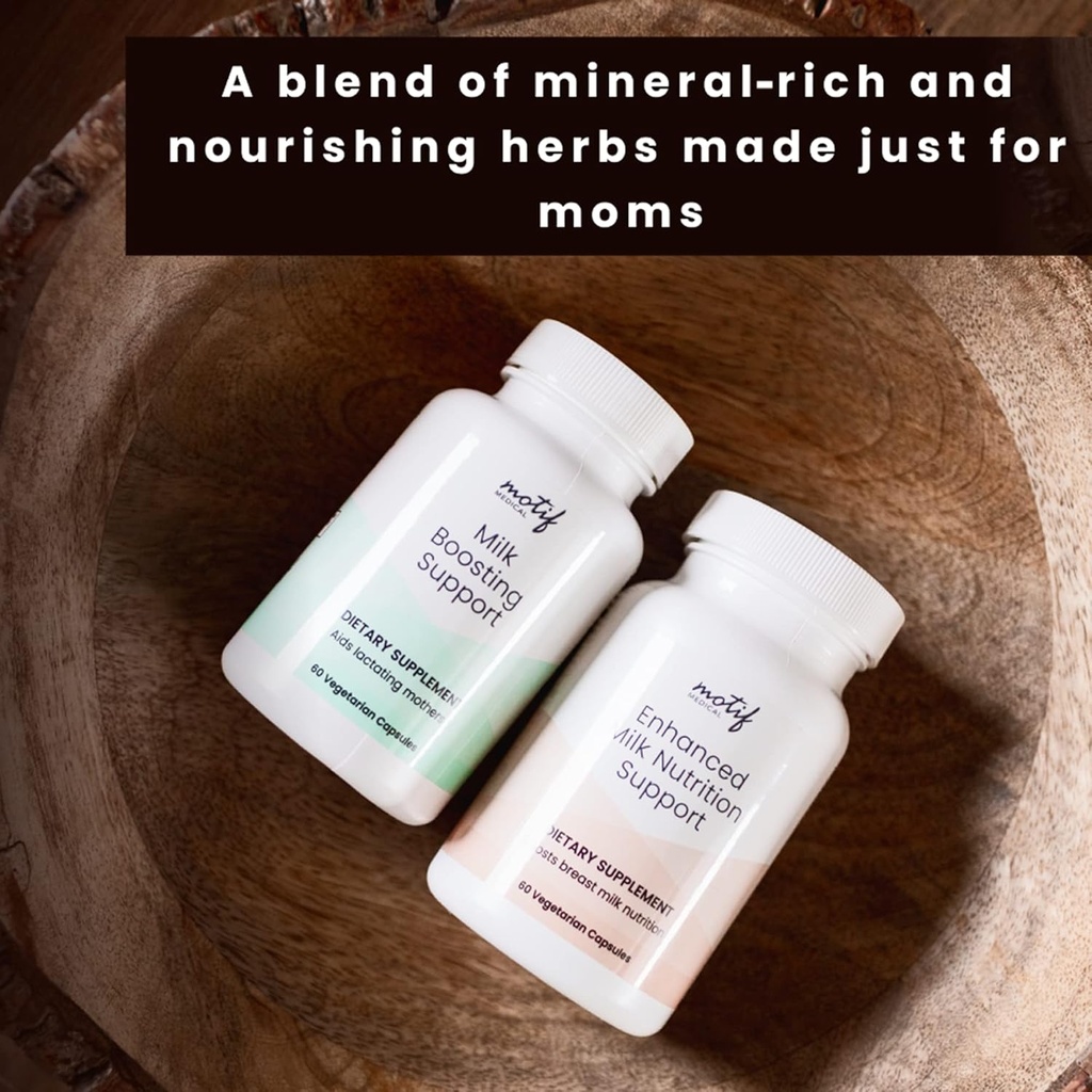 Motif Tıp Sütu Destek Bağışlama Tamamını Güçlendirmek - Hemşirelik Anneleri için Lactasyon Desteği - Süt Tedarikini artırmak için Emzirme Supplementleri - Hemşire Supplement (60 Capsules)