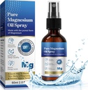 Magnezyum Oil 60ML, Ayaklar için Magnezyum Saf Yağı, Body 2.02 Fl.Oz