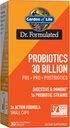 Life Dr Formulated Probiyotiks 30 Milyar CFU Pre + Pro + Postbiyotiks for Men and Women Digestive and Immune Support, Potato, Acacia, Postbiyotes, 30 Mini Vegetarian Capsules