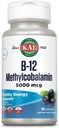 KALIP B-12 Mecobalamin Lozenges 5000, Sağlıklı Enerji, Metabolism, Nerve & Red Blood Hücre Desteği, * Optimal Aborpsiyon, Doğal Acai Flavor, Vegan, Sugar Free, 60 Hizmet, 60 Lozenges