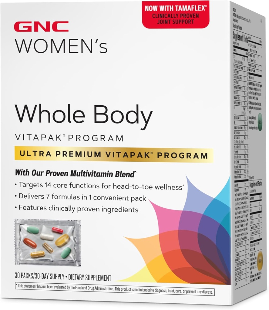 GNC Women's Whole Body Vitapak Programı | 30 Hizmet