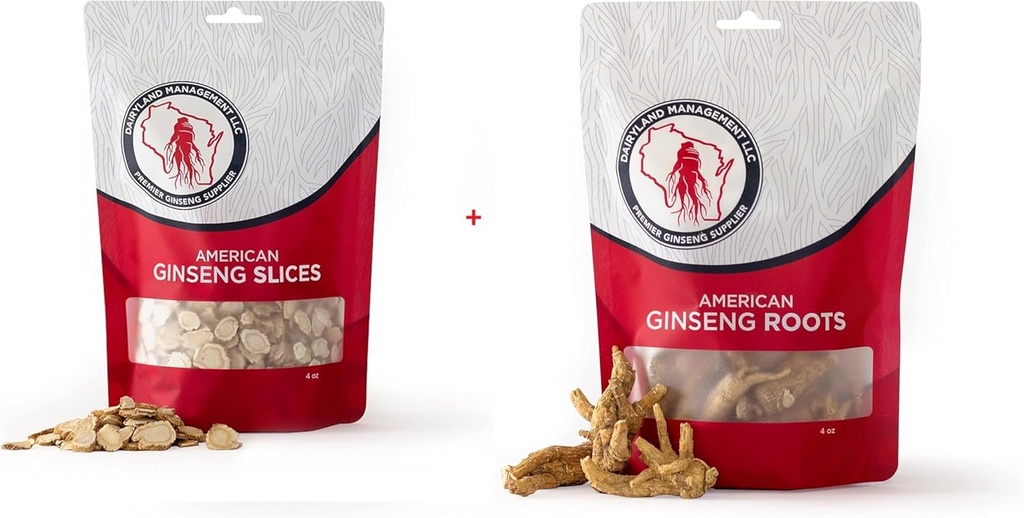 Sütland Amerikan DJ Slices and Roots - 4 oz Pack Her bir Wisconsin BTC - Farmer'den Tüketiciye Doğrudan 西洋参
