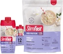 SlimFast High protein Vanilla Sche- 12 Vanilla High Protein Meal Yenileme Shakes (20g Protein) 26 Vanilla Yüksek Protein Toz Mix (20g Protein)