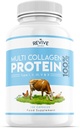 Revive Naturals Multi Collagen protein Capsules - Tipler I, II, III, V & X - Hydrolysed Grass Fed Bovine, Wild Caught Marine & Free-Range Chicken, Hyaluronic Acid & C, 120 Caps