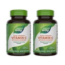 Nature's Way Vitamin C with Bioflavonoids - Ekstra Kuvvet - 1 g Vitamin C Ascorbik Asit - Citrus Bioflavonoyaks - For Immune Support* - Gluten Free & Dairy Free - 100 Capsules (2 Pack)