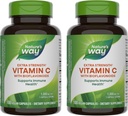 Nature's Way Vitamin C with Bioflavonoids - Ekstra Kuvvet - 1 g Vitamin C Ascorbik Asit - Citrus Bioflavonoyaks - For Immune Support* - Gluten Free & Dairy Free - 100 Capsules (2 Pack)