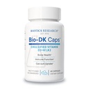 Biotics Research Bio-DK CapsTM-Emulsified Vitamin D and K, Vitamin D3 125 mcg & Vitamin K (k1,k2) 550 mcg- MK7- Vitamin D3 K2 K1, Güçlü Bones, Musculo iskeletsel Güçlü, Sağlıklı Kalp & 60 Caps