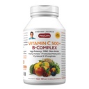 ANDREW LESSMAN Vitamin C 500 Plus B-Complex 180 Κάψουλες - Μη Ακίντια Βιταμίνη C Plus Εσπεριδοειδή Bioflavonoids για το ανοσοποιητικό σύστημα και την υποστήριξη κατά των επιφανειοδραστικών. Εύκολες κάψουλες. Χωρίς πρόσθετα