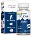 SOLARAY ProSorb Turmeric Supplement Phytosome 500 mg - 29X Υψηλή Απορρόφηση Turmeric Curcumin Supplement for Joint Health Support - Εύκολη στη δύσπνοια Κουρκουμίνη, Vegan, 60-Day Εγγύηση, 30 Serv, 30 VegCaps