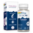 SOLARAY ProSorb Turmeric Supplement Phytosome 500 mg - 29X High Abxia Turmeric Curcumin Supplement for Joint Health Support - Easy-to-Digest Curcumin, Vegan, 60-Day Garanti, 30 Serv, 30 VegCaps