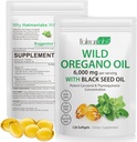 Oregano Capsules - Oregano Softgels Petrolleri - Siyah Tohum Yağı 200 mg - Yüksek Carvacrol & Youmoquinone for Immune Support