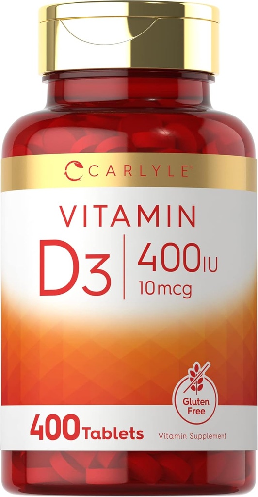 Carlyle Βιταμίνη D3 400iu (10mcg) 