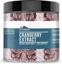 Earthborn Elements Cranberry 200 Capsules, Pure & Undiled, No Wordss