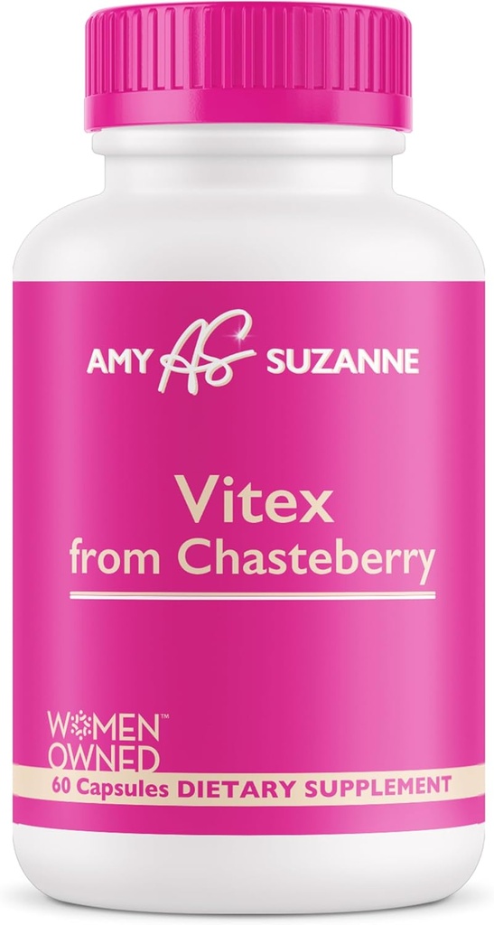 Kadınlar için Vitex Supplement - Organik Chasteberry Kadınlar için Hormon Harmony - Hormon Dengesi, Dönem, Perimenopause Destek - 60 Capsules