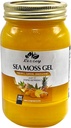 Lizzey 100% Organik, Pineapple Flavored Sea Moss Gel Turmeric & Ginger for Immune Health and Digestive Support, for Men & Women, All Natural Superfood Supplement