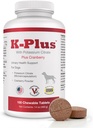 K-Plus P Properties Citrate Plus Cranberry Supplement for Dogs - UTI Remedy Chewable Tabletler - Destekler Bladder Health - For Every Dog Breed (100 Tabs)