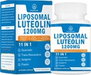 1200MG Liposomal Luteolin Supplement - En Az Metabolizma, Antioksit Beyin için Güçlendi