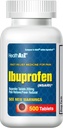HealthA2Z® Ibuprofen 200 mg | 500 Counts | Pain Relief | Body Aches | Headache | Arthritis | Cramps | Back Pain | Fire Steps... (500 Count)