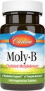 Carlson - Moly-B, Chelated Molybdenum, Metabolism Desteği, Enzyme Aktivasyonu, 100 Vegetarian Tablets