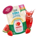 KLASS VIDA Energy + Hydration Strawberry Watermelon Agua Fresca Electrolyte Powder Packets | Sugar Free with Caffeine, L-Theanine & Coconut Water | 15 Stick Packs
