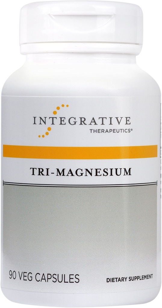 Ολοκληρωτικά Θεραπευτικά Tri-Magnesium - Υποστηρίζει Κυτταρική Ενέργεια & Ενέργεια Μεταβολισμός* - Συμπλήρωμα Μαγνήσιου για την υποστήριξη της υγείας της καρδιάς & των νεύρων* - Γαλακτο-ελεύθερο & χωρίς γλουτένη - 90 κάψουλες (90 εξυπηρετούν)