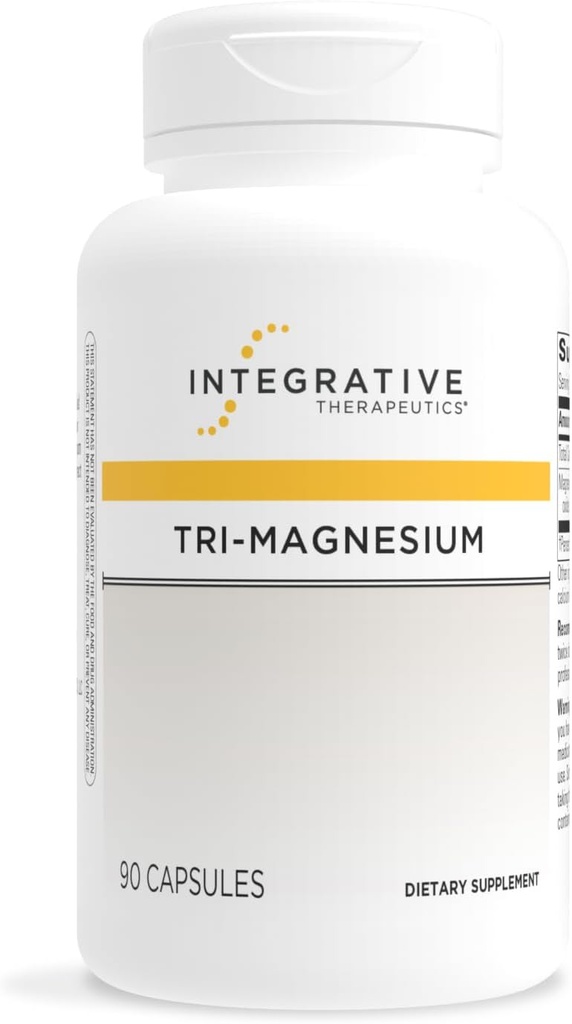Allive Treatments Tri-Magnesium - Supports Cellular Energy & Energy Metabolism* - Magnezyum Supplement for Heart & Nerve Health Support* - Dairy-Free & Gluten-Free - 90 Capsules (90 hizmet)