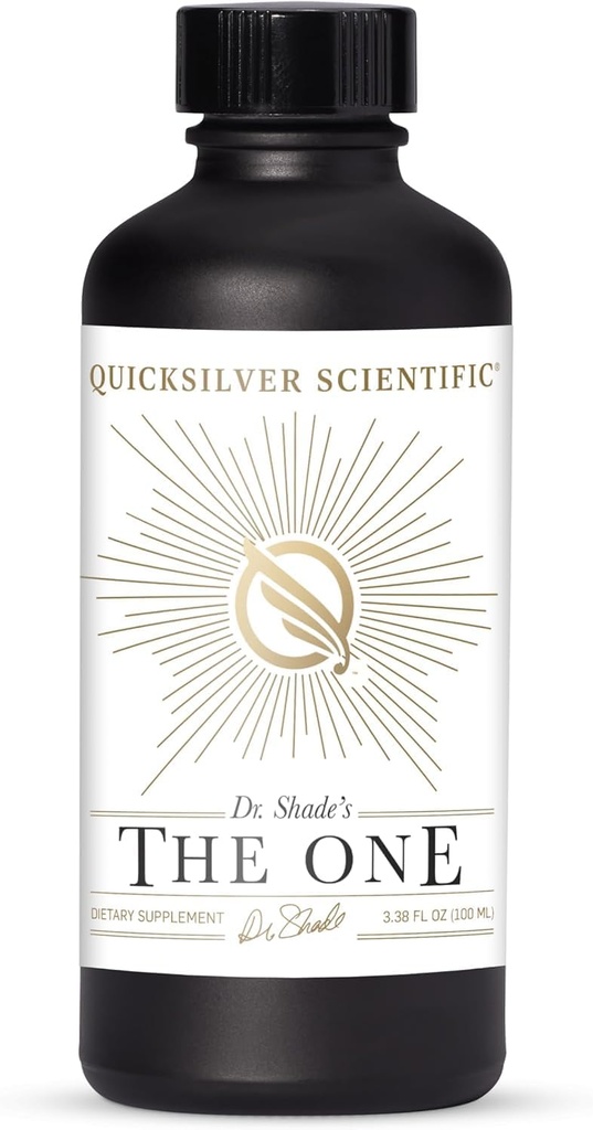 Quicksilver Scientific The ONE Mitochondrial Elixir - Mitochondria Supplement to Support Cellular Health with Phosphatidylcholine, Resveratrol, Reishi Mushroom & CoQ10 Liquid (3.38 Fl oz / 100 ml)