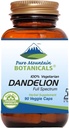 Saf Dağ Botanikleri Dandelion Root Capsules - Kosher Vegan 450 mg Organik Dandelion Root Supplement Supplement