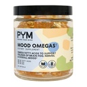 Omega-3 Supplement by PYM for Mood and Duygusal Support (60 Kont) | Omega-3 Fatty Asits, DHA, EPA & Vitamin E | Non-GMO, Gluten-Free, No Ek Olmayan Şeker