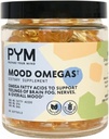 Omega-3 Supplement by PYM for Mood and Duygusal Support (60 Kont) | Omega-3 Fatty Asits, DHA, EPA & Vitamin E | Non-GMO, Gluten-Free, No Ek Olmayan Şeker