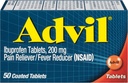 Advil Ağrı Reliever ve Ateşleme, Ibuprofen 200 mg Ağrı Yardımı - 50 Kaplamalı Tabletler