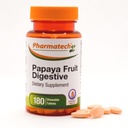 Papaya Fruit Digestive, Βελτιώστε την Πέψη, Νόστιμο Γεύση, Συμπλήρωμα Ενζύμων, για Μπλόφα και Δυσκοιλιότητα, Αέριο Ανακούφιση, 180 Μασώμενα Δισκία