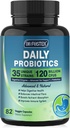Erkekler ve Kadınlar için Digestive Health için 120 Milyar CFUs 82 Count
