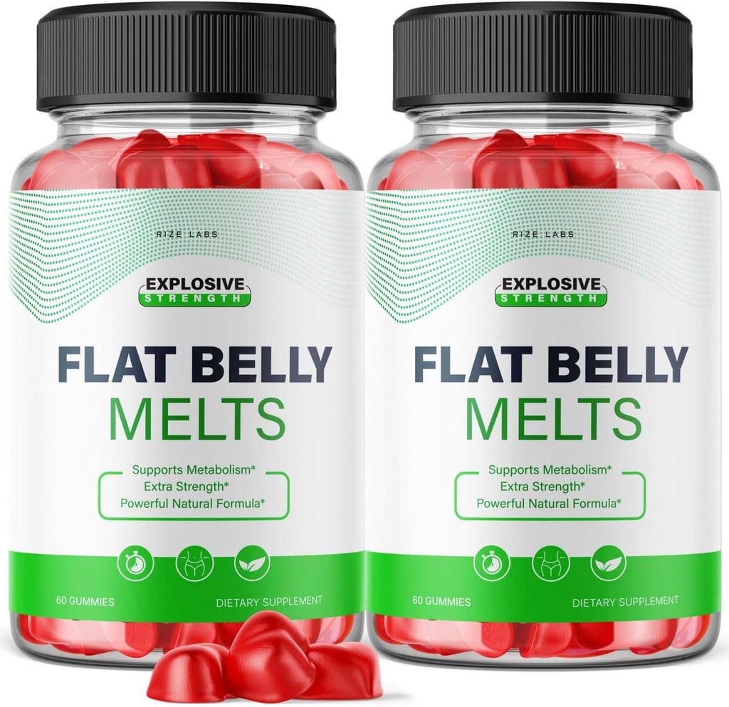 Laboratuarları - Flat Belly Melts Keto ACV Gummies for Advanced Kilo Kaybı Apple Cider Vinegar, Supplement Helps in Reducing Belly Fat (120 Gummies)