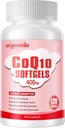 CoQ10-400 mg-Softgels with PQQ, BioPerine & Omega-3, Coenzyme Q10 (Ubiquinone) Supplement for High-Abxia, Güçlü Antioksi, Support Heart & Energy-Production, 120 Servisler