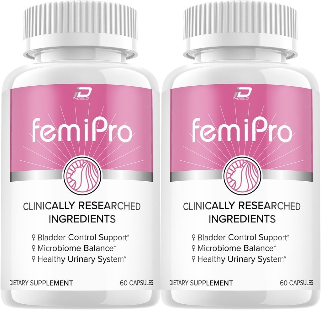 FemiPro Supplement - Probiyotik Femi Pro Pills, FemiPro 24 Saat Destek Mikrobiyome Probiyotik Urinary Control Health, Femie Pro Yorumlar (2 Pack - 120 Capsules)