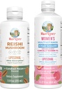 MaryRuth Organics Reishi Liposomal (Candied Pecan) & Multivitamin + Hair Growth (Peach) | Clean Label Project Verified® | Vitamins for Immunity, Beauty & Overall Wellness | Vegan, Gluten-Free