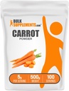 BulkSupplements.com Carrot Toz - Superfood Toz Supplement, Carrot Supplement - for Smoothies & Baking, Vegan & Gluten Free, 5g per Service, 500g (1.1 lbs) (Pack of 1)