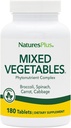 NaturesPlus karma Sebzeler - 180 Tablet, 2 Paket - Broccoli, Spinach, Carrot & Cabbage - Gluten Free - 120 Toplam Hizmetler
